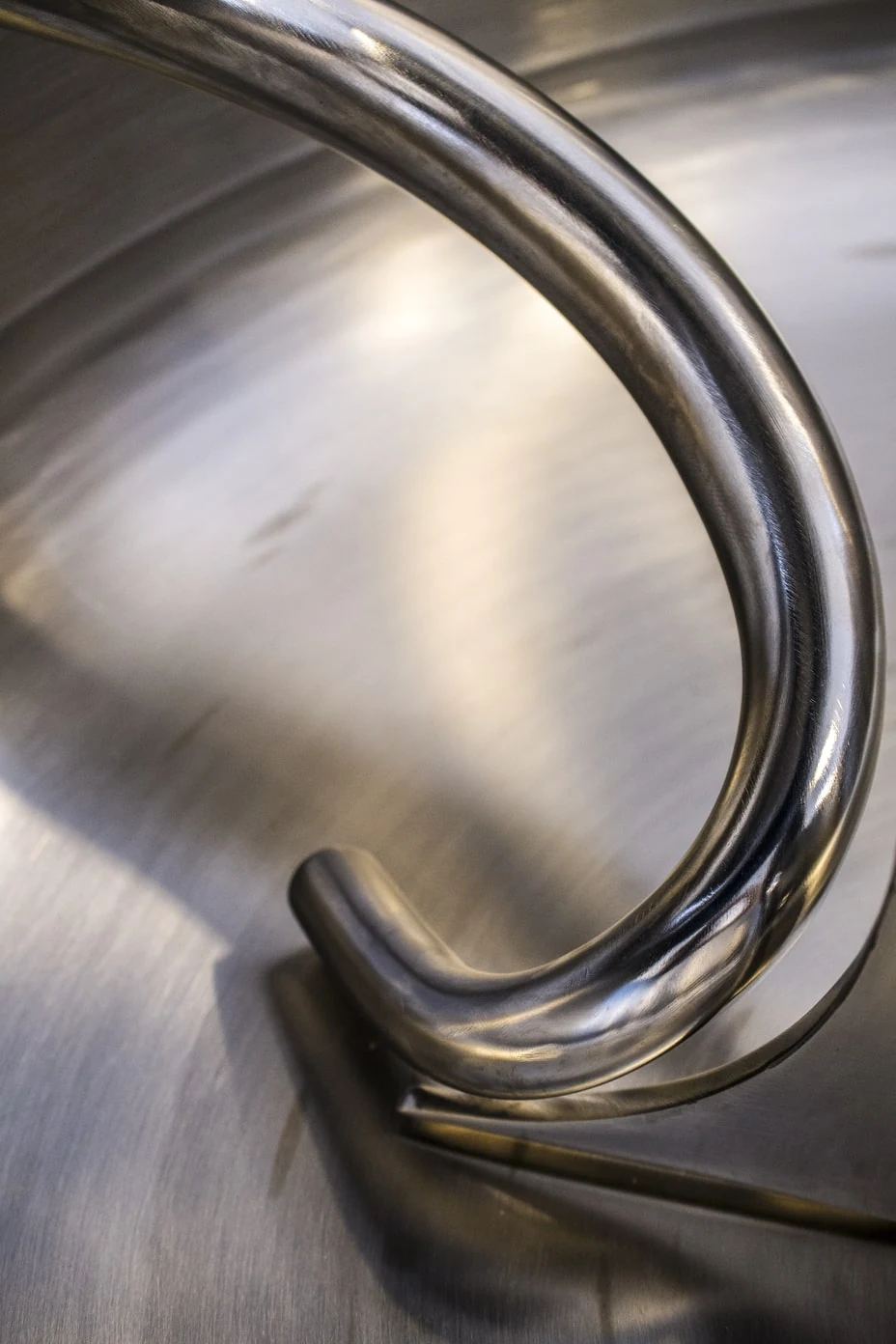 Courbe de la spirale Roma à l'intérieur de la cuve